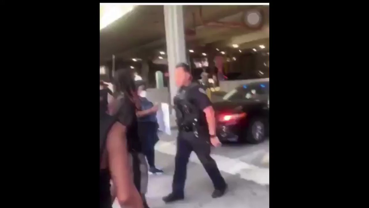 Fort Lauderdale police have identified Steven Poherence as the officer seen on video appearing to shove a female protester who was kneeling on the ground as tensions rose Sunday night downtown