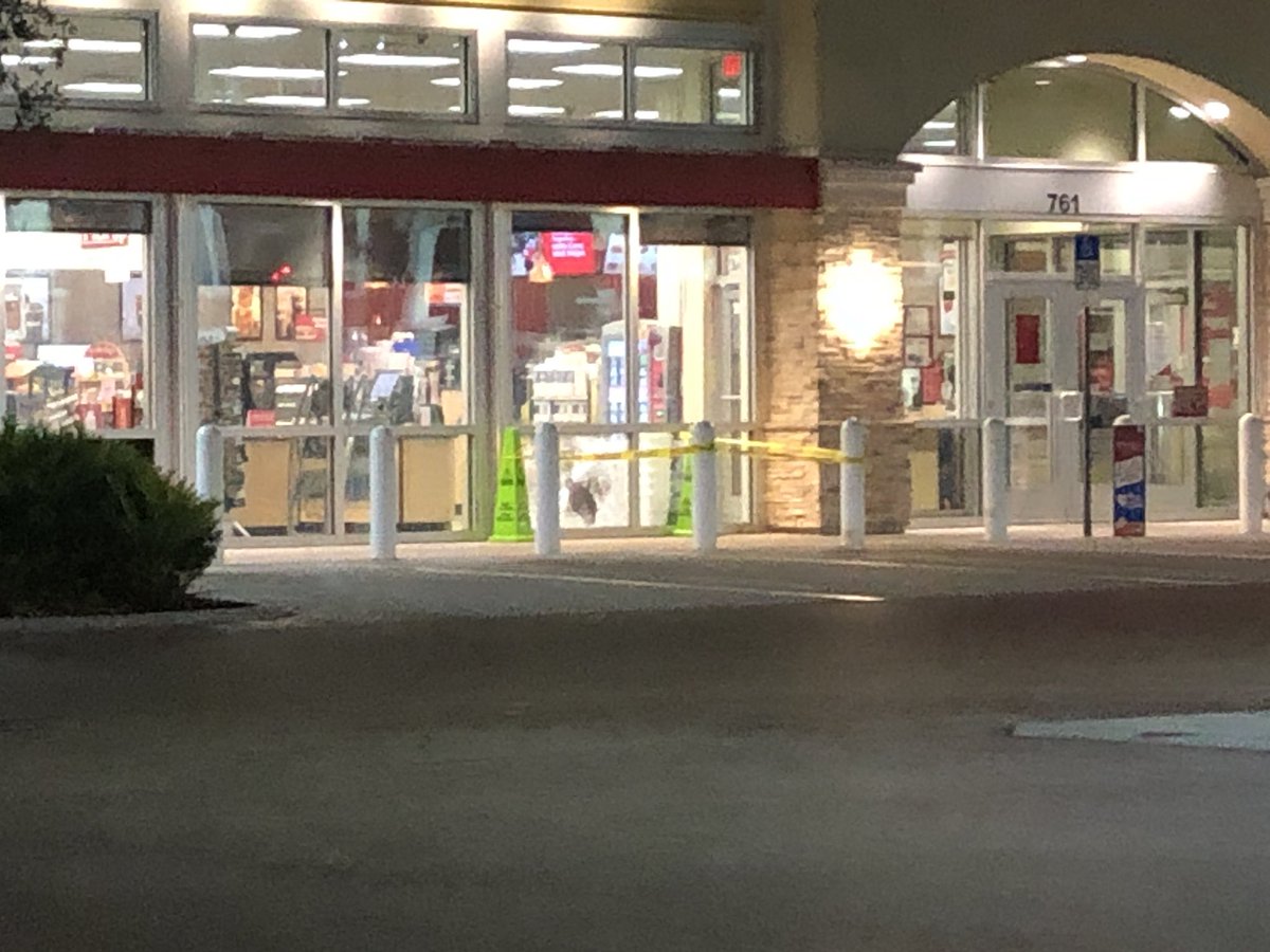Bullets shot through a window at Wawa at Del Prado and Pine Island Road. 