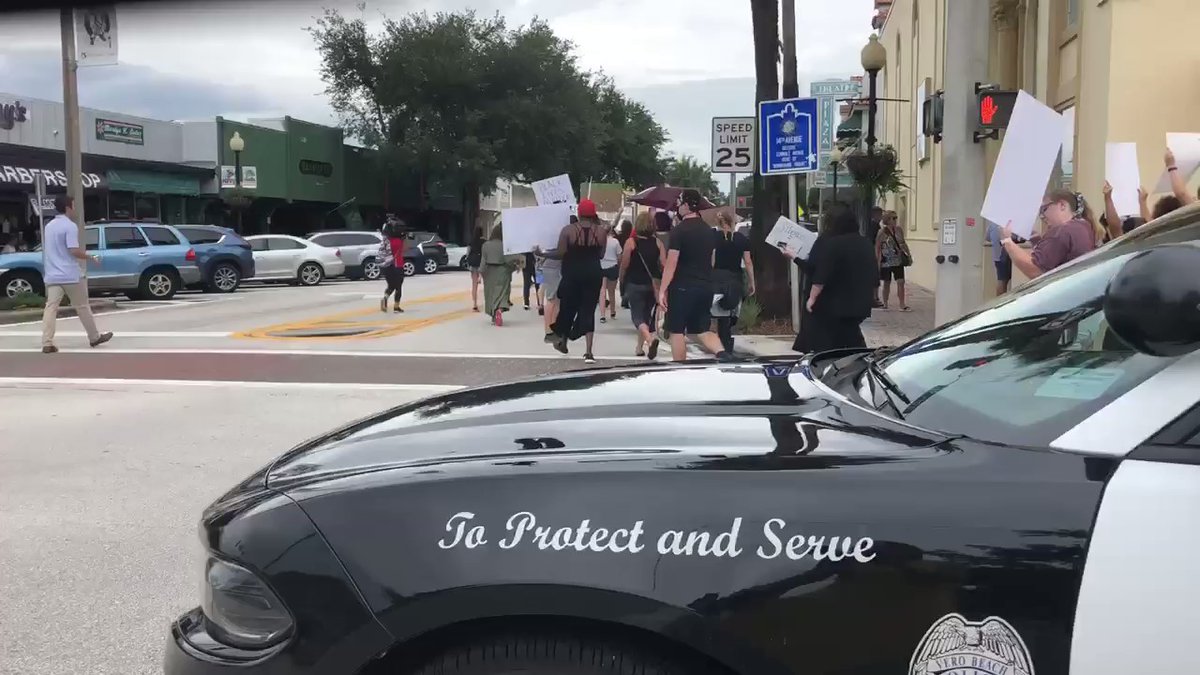 More from today's march in Vero Beach @WPTV ProtectAndServe