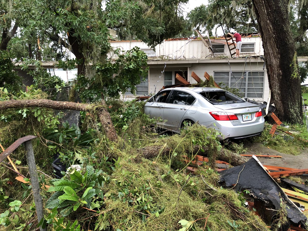 This small community was upended last night.. just look at the image of the destroyed cars