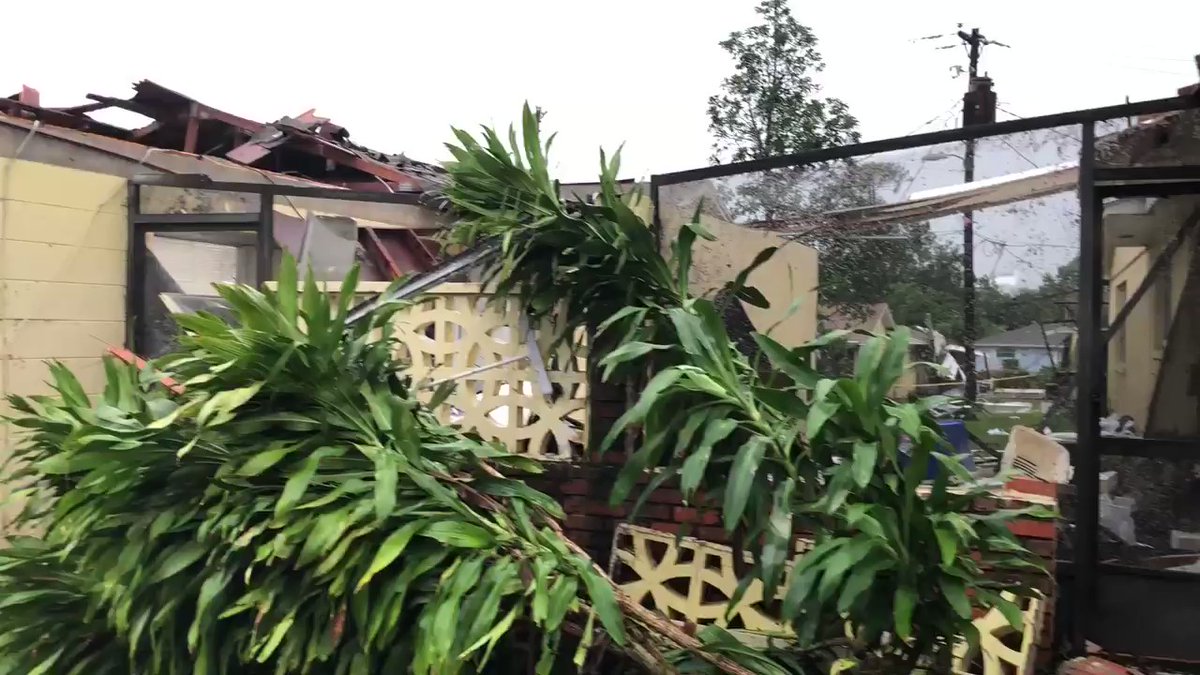 Tornado hit suddenly Saturday night. It hit these homes fast and hard near Fern Creek 