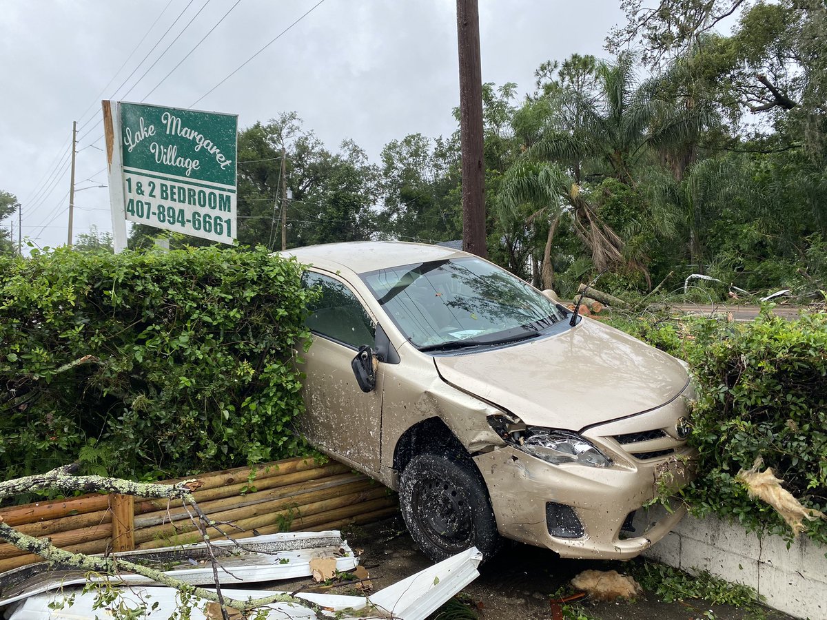 Residents at Lake Margaret Village are cleaning up debris and assessing damage after a tornado (not NWS-confirmed) struck Saturday evening along South Ferncreek Avenue