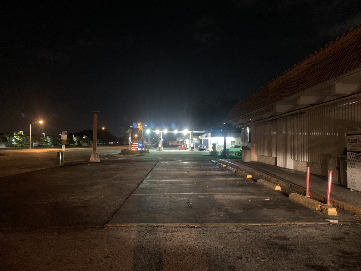 Officers with @MiramarPD are searching for the gunman who injured a man in a drive-by shooting in this commercial parking lot on Pembroke Road near Desoto Dr. He was taken to Memorial Regional Hospital to be treated for his injuries. A motive for the crime is unknown