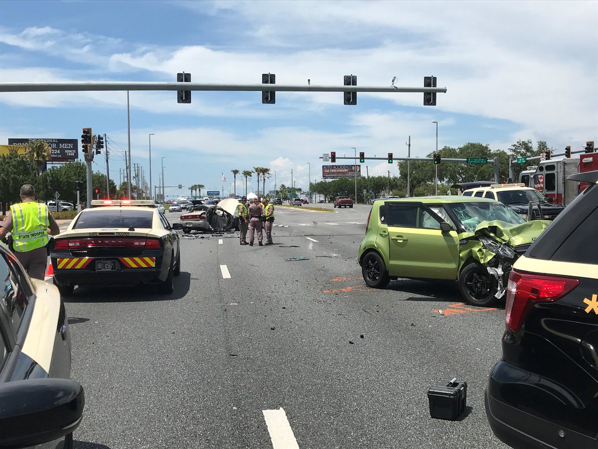 FHP Troopers continue to investigate a two-vehicle fatal crash on US-19 at Alt-19 that claimed one; all southbound lanes are closed. 
