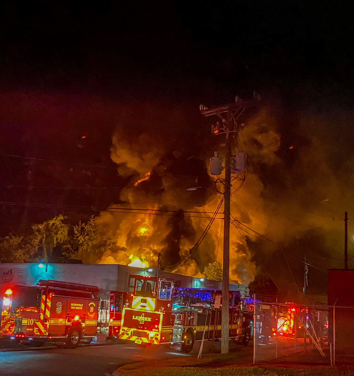 Here's a look at some of the damage from this morning's fire inside the commercial building on Nixon St. in Riverside. 