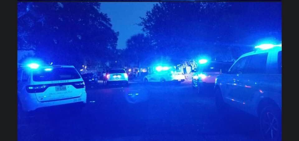 Investigating shooting at a home on Kimbrough Rd in Mary Esther.   Victim taken to hospital.  One person has been detained.
