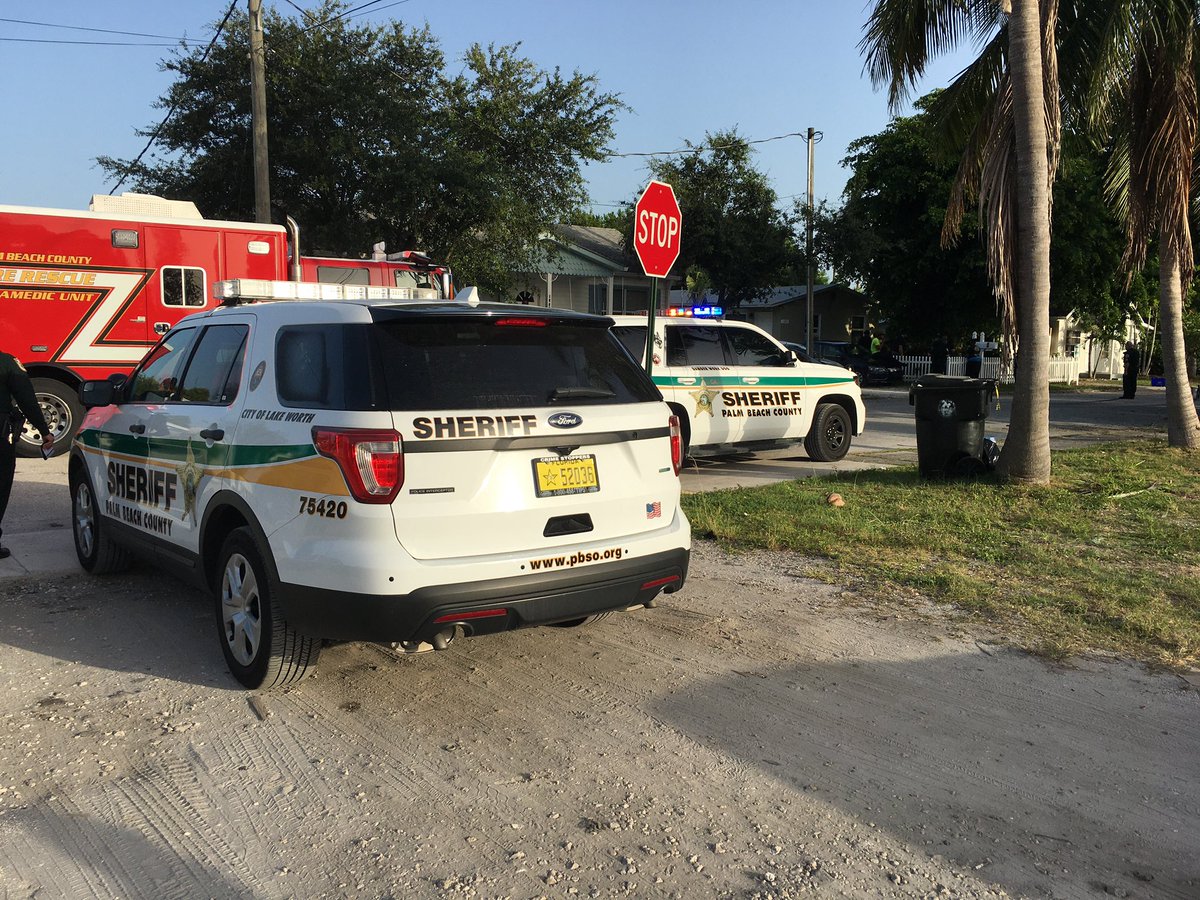 PBCountySheriff deputies on scene in Lake Worth Beach after shots were fired near Dixie Highway and South L Street.