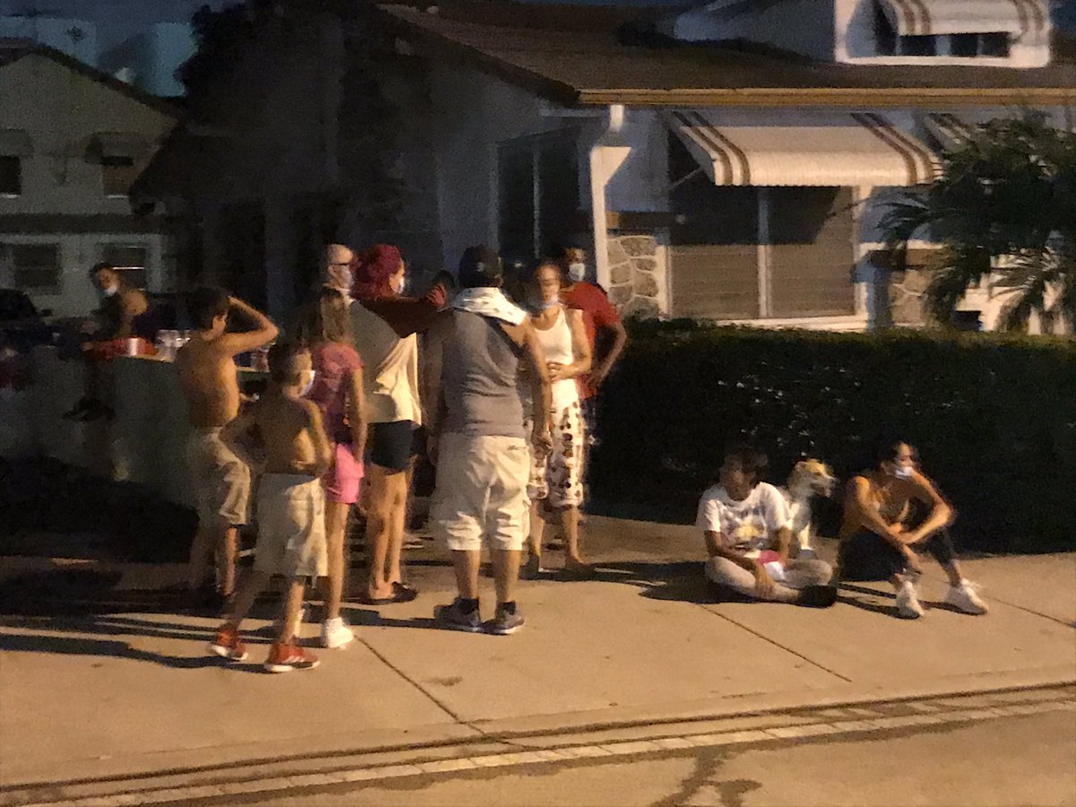54 people are figuring out where they're going to sleep after an apartment fire in Little Havana.  One man said he heard an explosion, another told me he woke up to people screaming. Thankfully, everyone's ok. 
