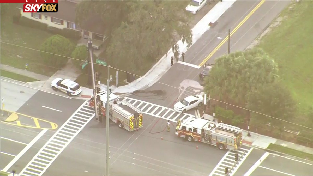 Crash at SR-436 and Ronald Reagan Blvd in Altamonte Springs 