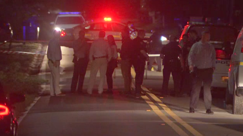 Adult man found shot on Palmdale St. just after midnight. Victim died at the scene. No suspect description has been released.