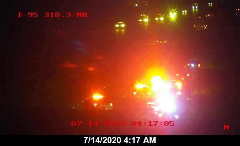 POLICE ACTIVITY: 95 NB after SR-16 blocking 2 right lanes. 