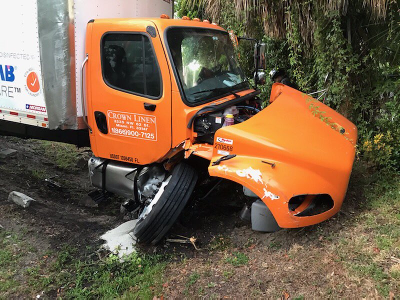 Westbound traffic on Court Street is closed for the removal of the truck.  There are no injuries but the intersection could be affected for hours, especially westbound traffic on Court.  The business was not struck.