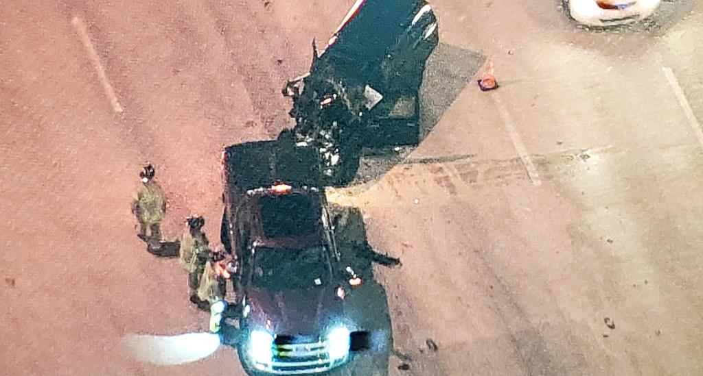 Crash NB 95 after Belvedere road crash is in the Middle Lanes Delays