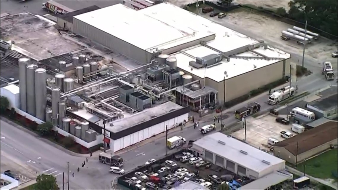 Police say one employee had a slight exposure to the spill but refused medical treatment. No other injuries were reported. 