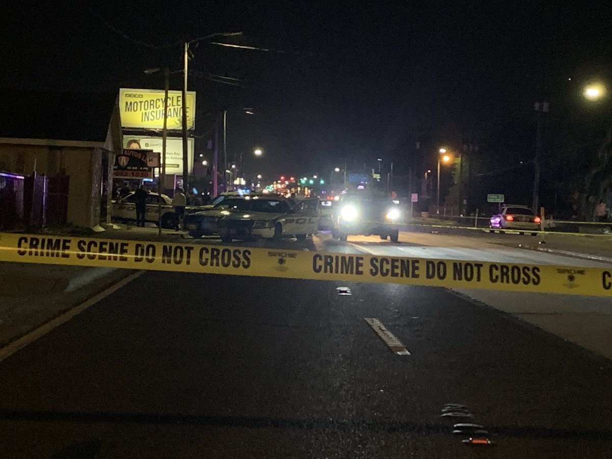 Tampa Police working several scenes after a suspect shot an officer. The officer will be okay. The suspect was involved in multiple shootings. Tampa Police say the suspect was firing randomly and pointing a gun at multiple people. 