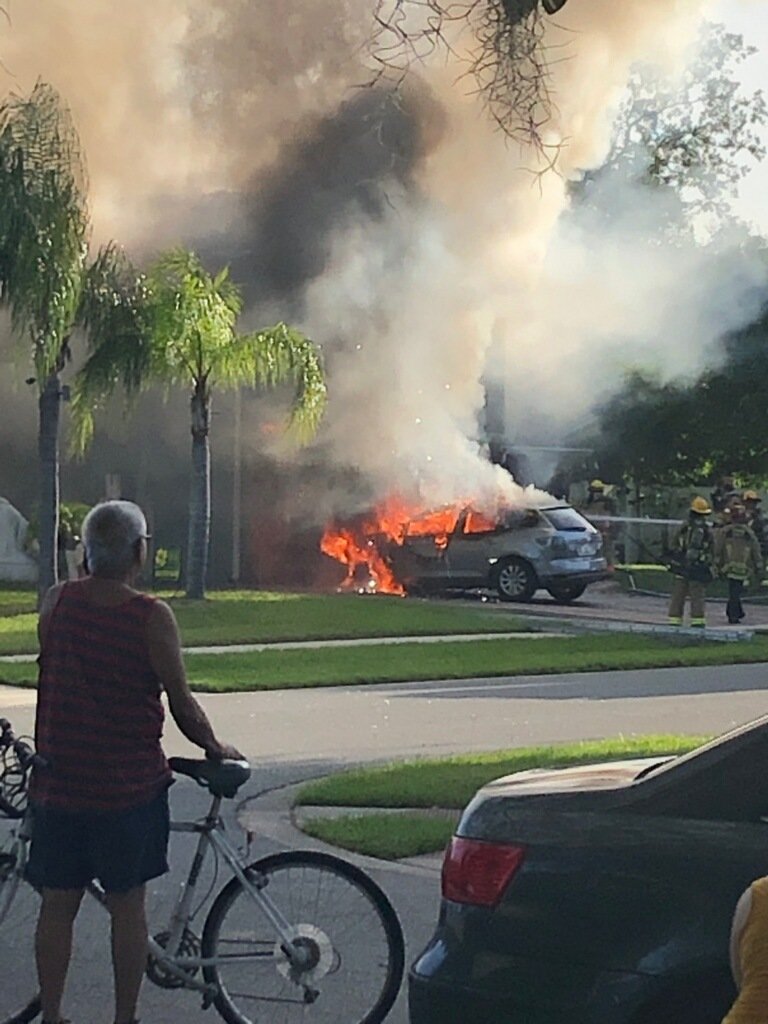 House Fire 8269 Tansy Dr. Crews dispatched at 08:03 a.m., residence 50% involved. One burn patient, transported to ORMC