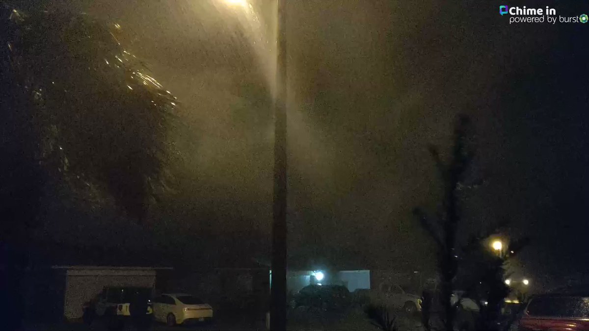 Rain coming into Navarre from HurricaneSally   Sally   a Category 2 hurricane with winds up to 100 mph