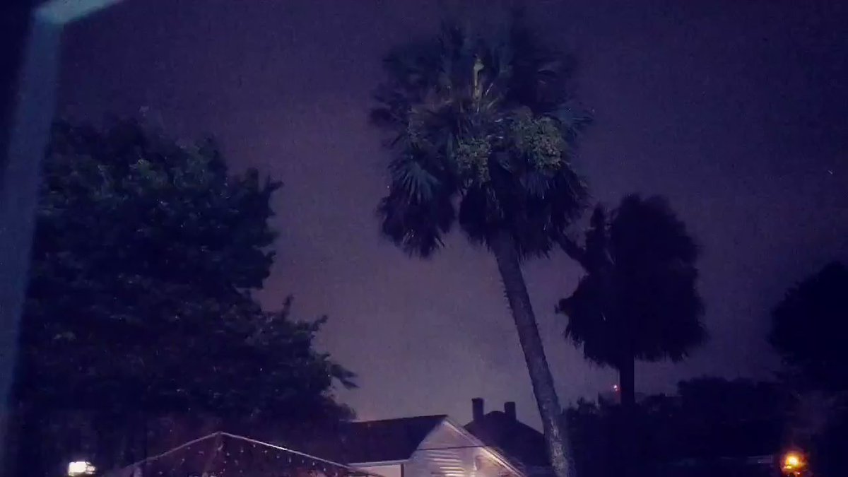 HurricaneSally is a Cat 2. Eye wall hitting Perdido Key, Gulf Shores & Orange Beach right now. Wind really picking up here in Pensacola with gusts near 60mph.