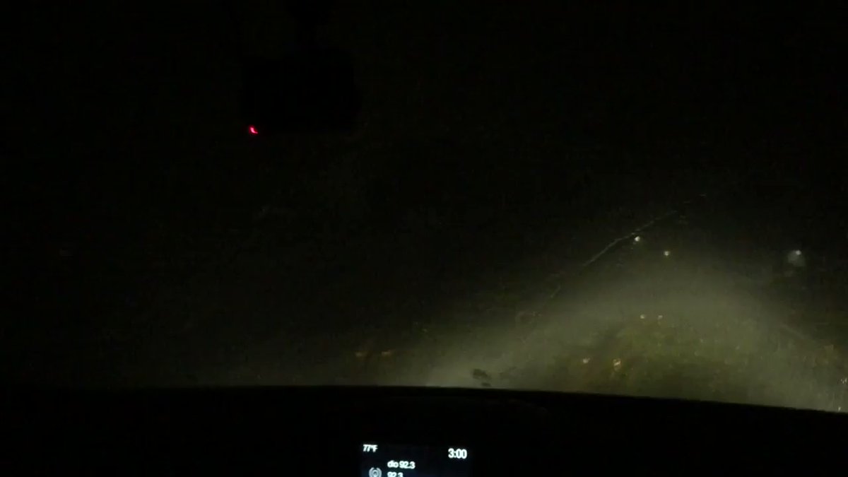 Stay off the roads people, heading to the Grand Lagoon Yacht Club. many trees down, a couple of transformers blow up, and a lot of debris. 