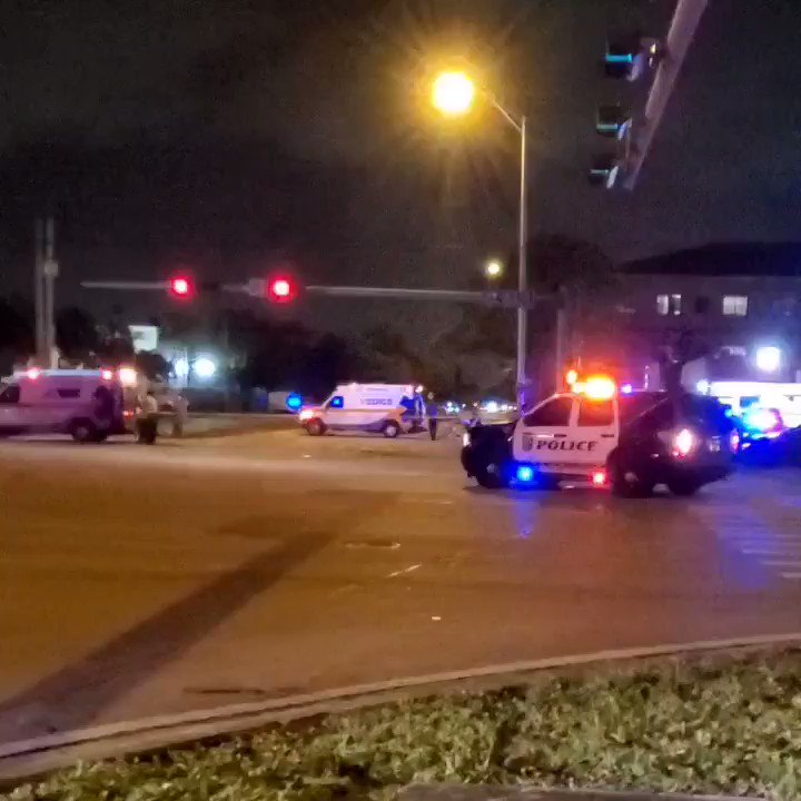 Miami Gardens Police And Miami Dade Fire Rescue Responded To A Traffic Accident Thursday Night At