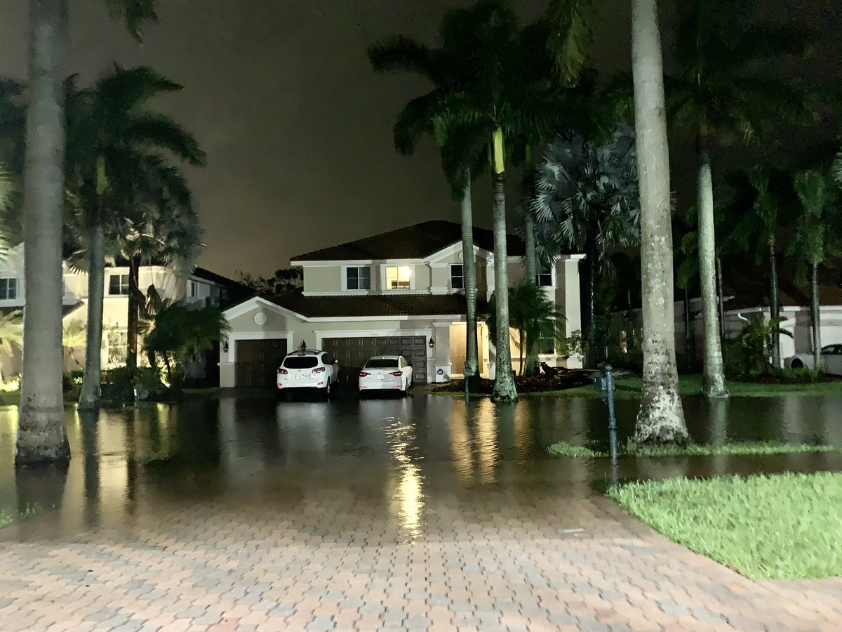 Flooding in Weston, Florida