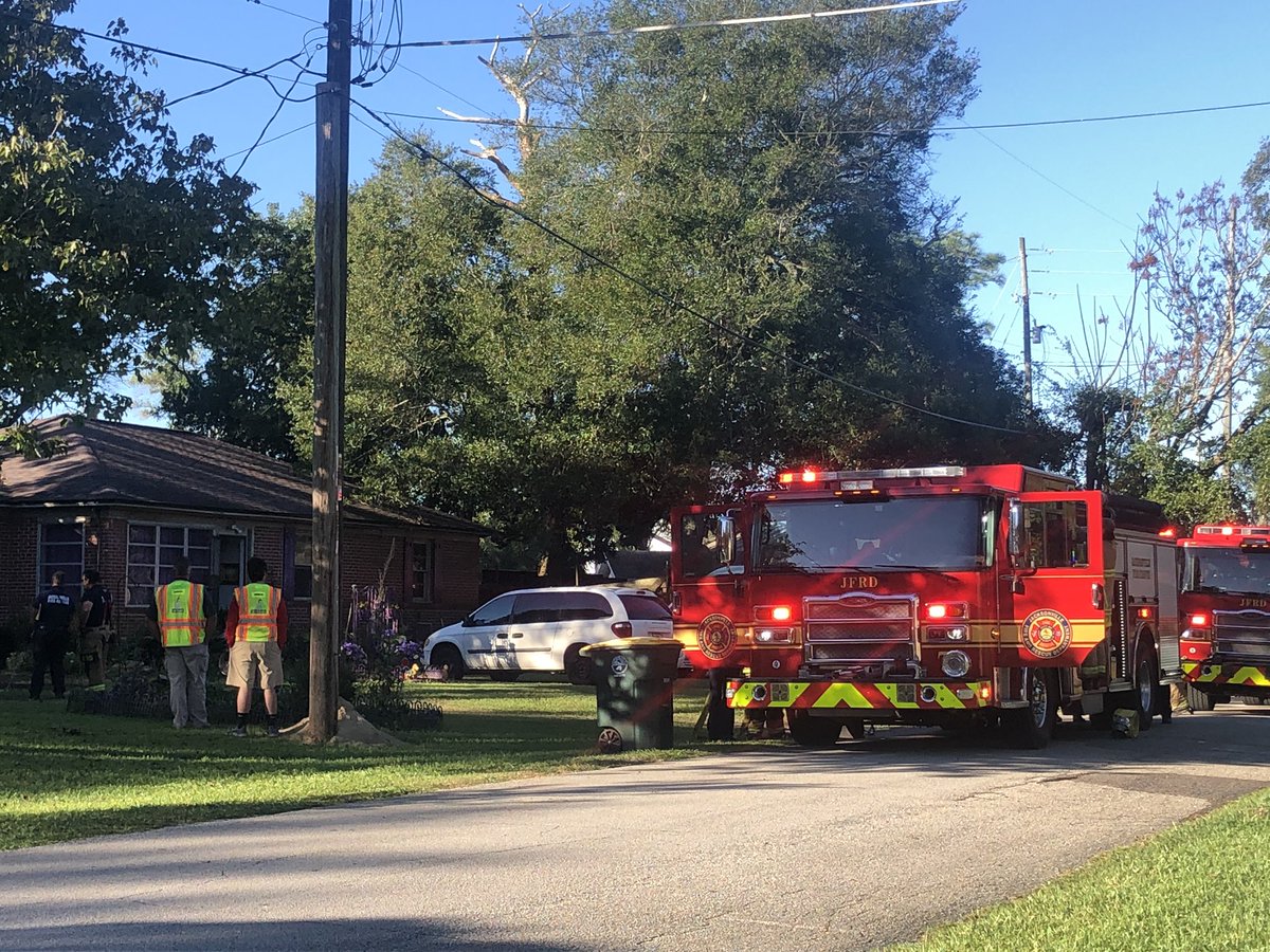 JFRD Responding To A House Fire On Orr Ct. S. The Fire Has Been Put Out ...