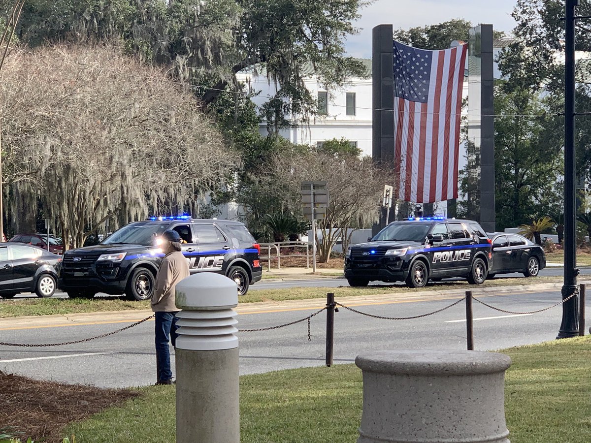 Tallahassee Police are also at Florida's Capitol
