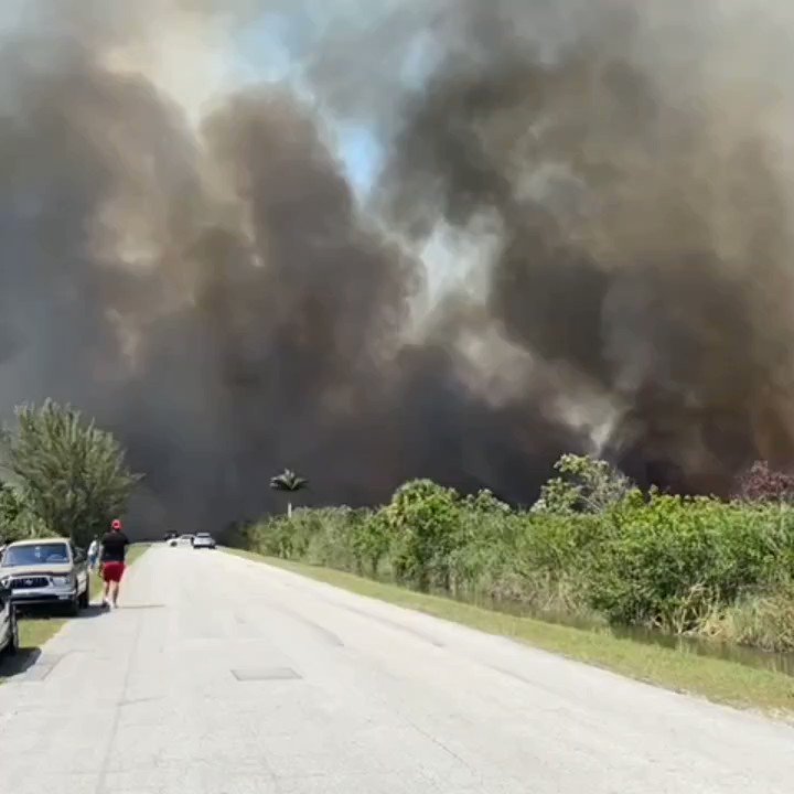 Miami Dade Fire Rescue along with Florida Forest Service Everglades District are monitoring a brush fire that's been burning for several days at SW 344th street and 137th in Homestead. According to the Florida Forest Service.The fire has scorched 5182 acres and is 55% contained