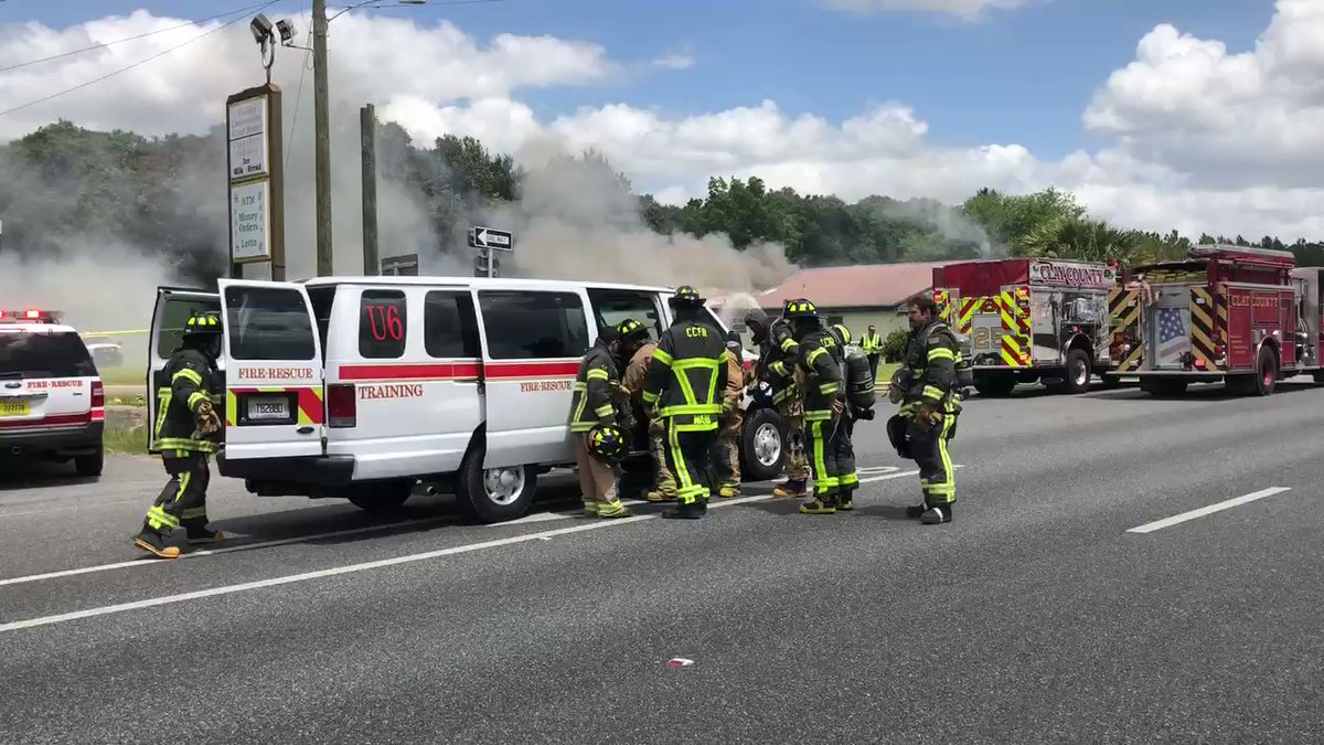 More firefighters from Clay County just arrived