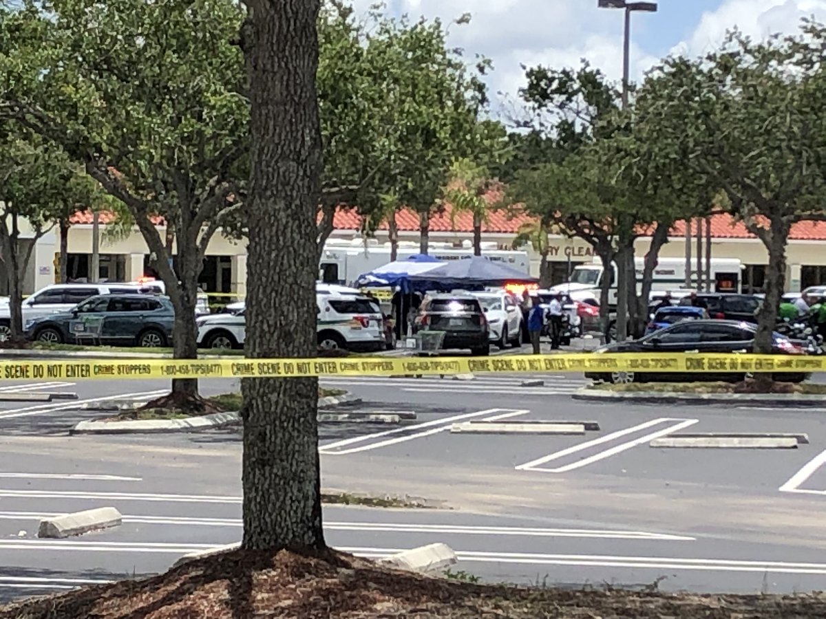 News: Three dead following a shooting at a Publix in Royal Palm Beach Thursday.  Deputies responded to the shooting at 11:39 a.m., where they found three people had been shot and killed, including the shooter. The other two people include a woman and a child.