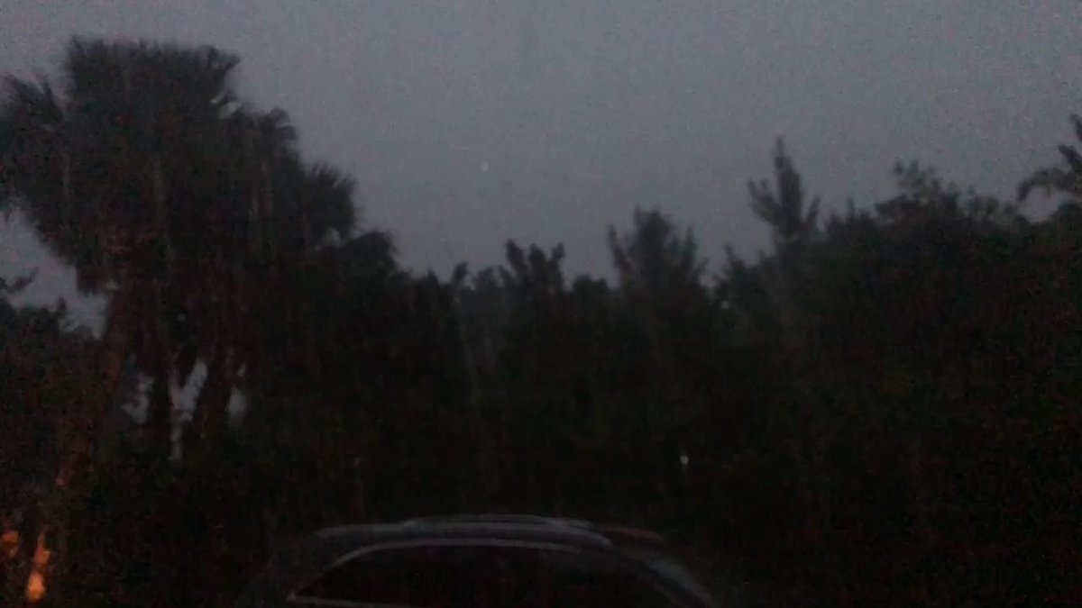 Here is video of the heavy rain and lightning in Lake Mary this evening.  The Sanford Airport broke its daily rainfall record with 2.73 of rain so far.  