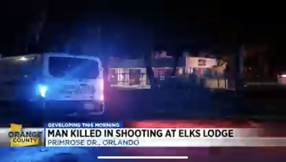 An investigation is underway after a deadly shooting at an Elks Lodge in Orlando where there was a private event Saturday night.