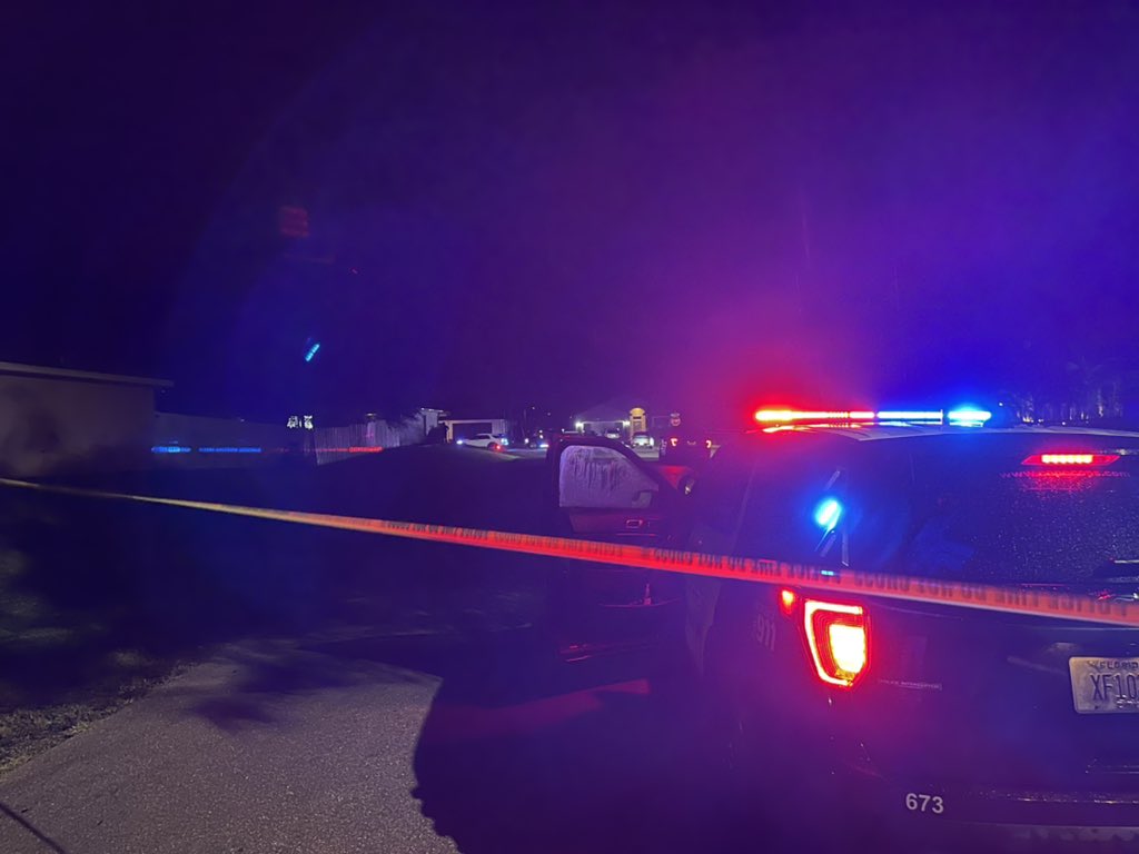 @CapePD is investigating a shooting at a home SW 12th Lane and SW 18th Ave.  the suspect has been arrested. Neighbors here say officers on scene told them a man was killed