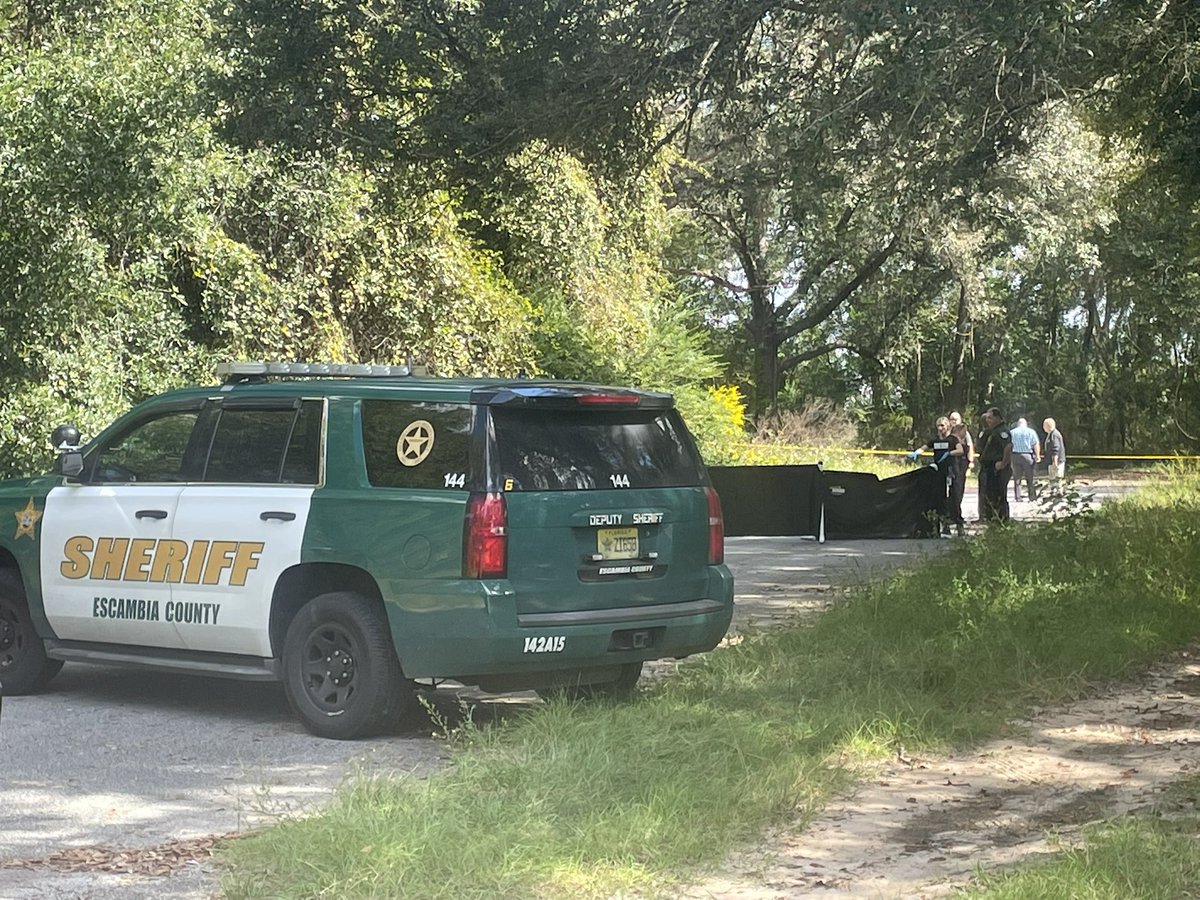 The Escambia County Sheriff's Office confirms a body was found Tuesday morning on Rambler Place.   Our team spoke to the woman who found the body, who said it was a black male