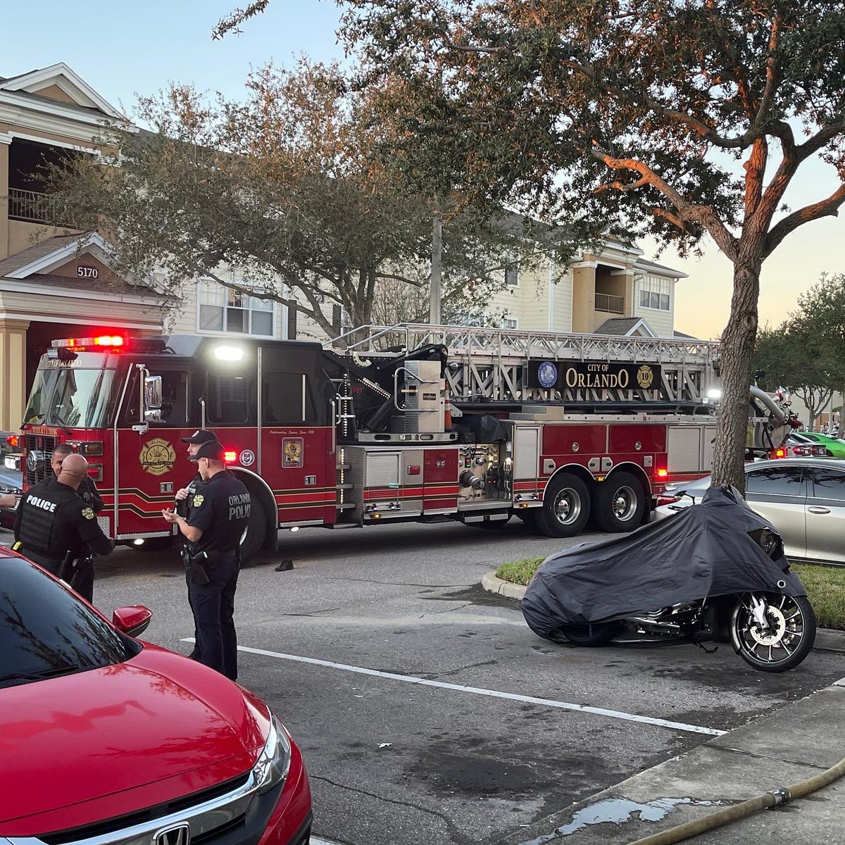 Crews responded to an apartment fire with three stories on Millenia Blvd this morning. Sprinklers were activated. There were no injuries, but multiple units were impacted my smoke and water damage. Fire investigators are working to determine a cause