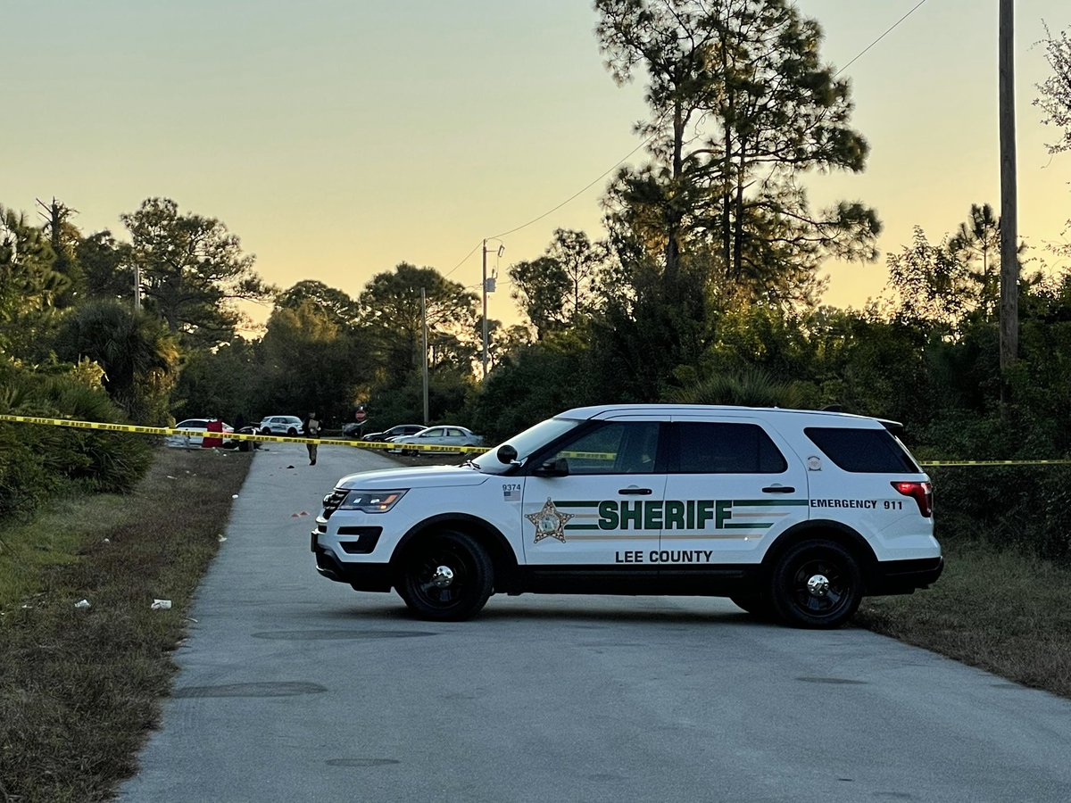 The Lee County Sheriff's Office has confirmed this was a shooting with non life-threatening injuries. 