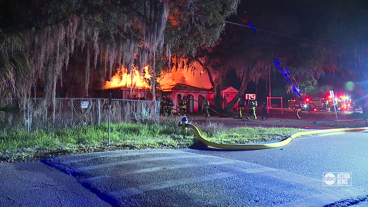 Hillsborough Co. firefighters battled a building fire in Riverview overnight. HCFR responded a heavily involved medical office on the corner of Rivercrest Dr & US 301 around 1am. No one was injured and the cause is under investigation. US 301 was briefly closed