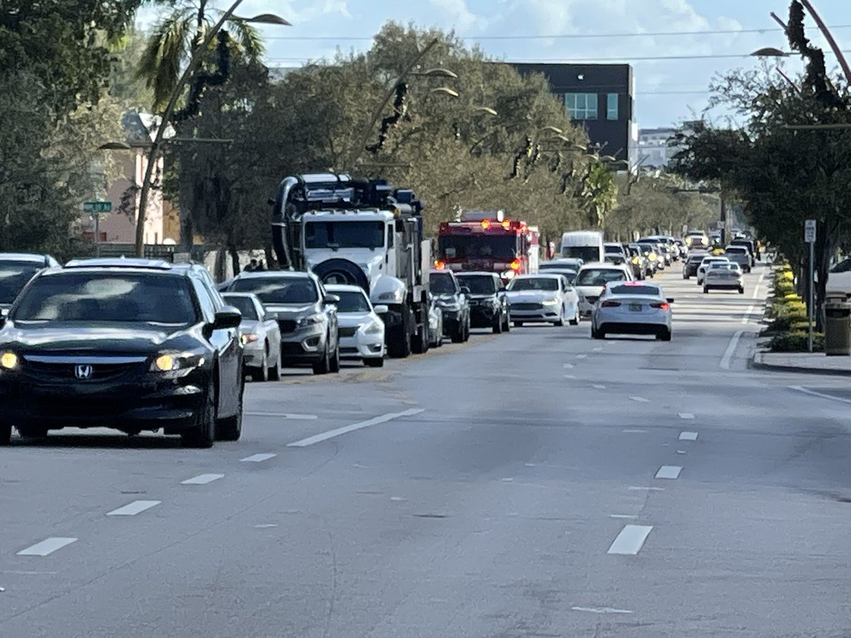 Lines for Broward at-home tests are insane this morn. This is from a reader headed to the African American Library. County is giving tests out at libraries