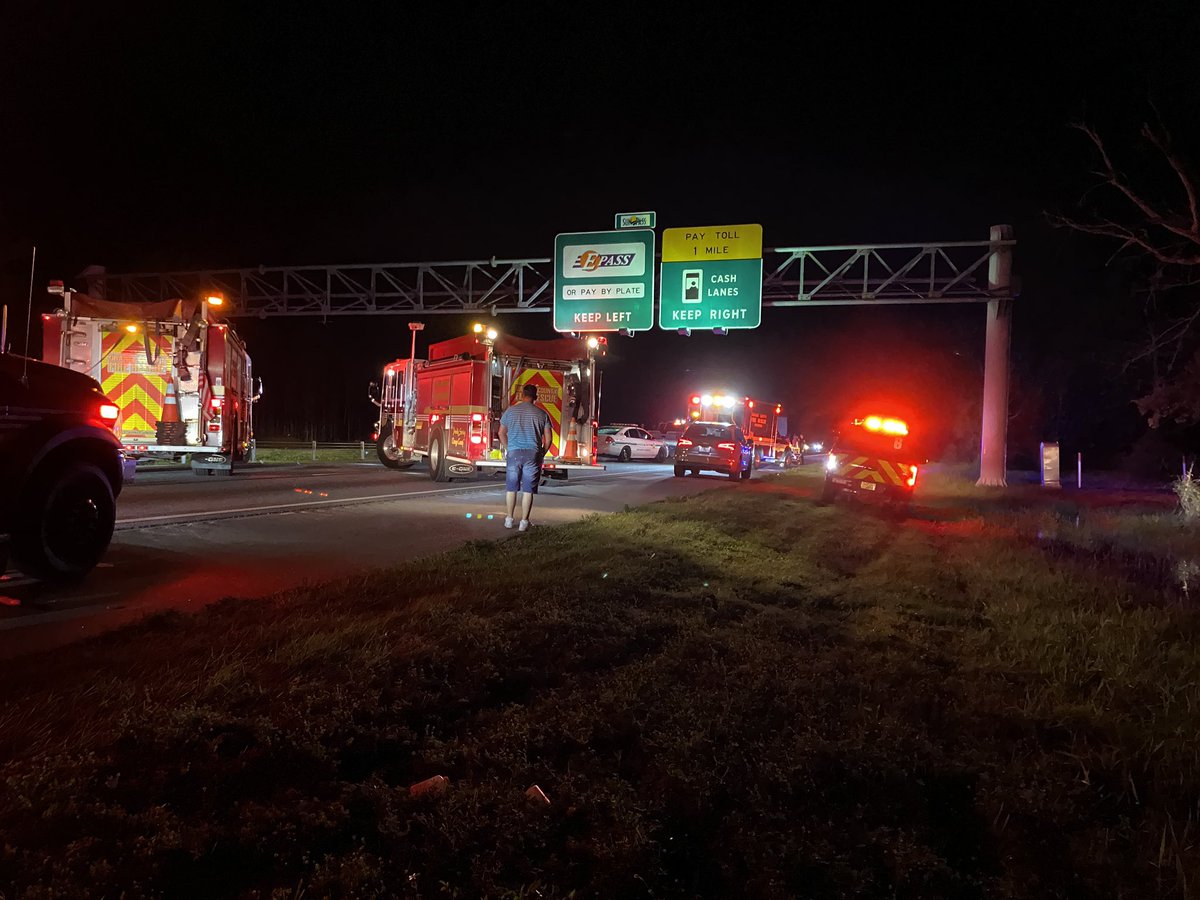 DEADLY CRASH on 528 West involving a semi truck hitting a pedestrian according to state Troopers. Traffic has been at a standstill for almost an hour now, avoid the road if possible