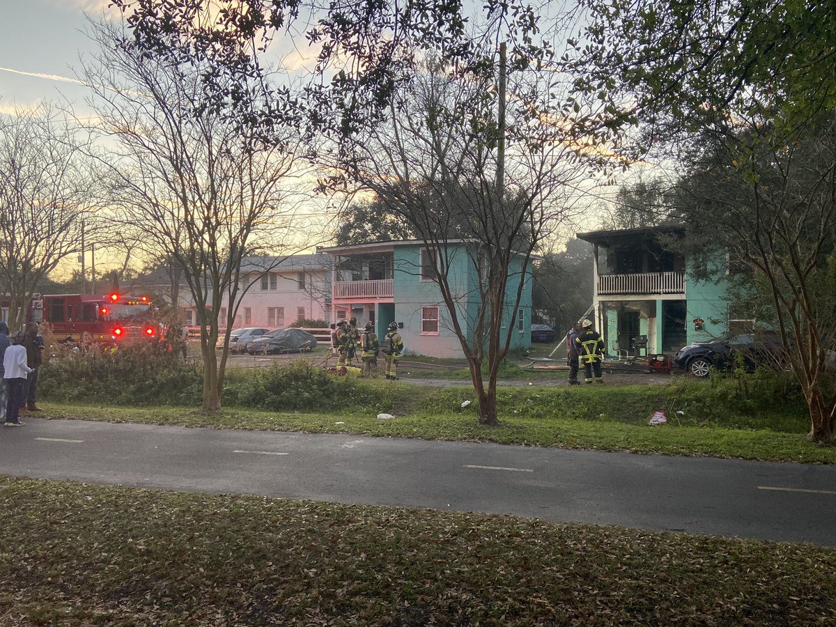 JFRD is responding to a structure fire on 12th Street W. Red Cross has been requested for two adults. JFRD says the state marshal has also been requested