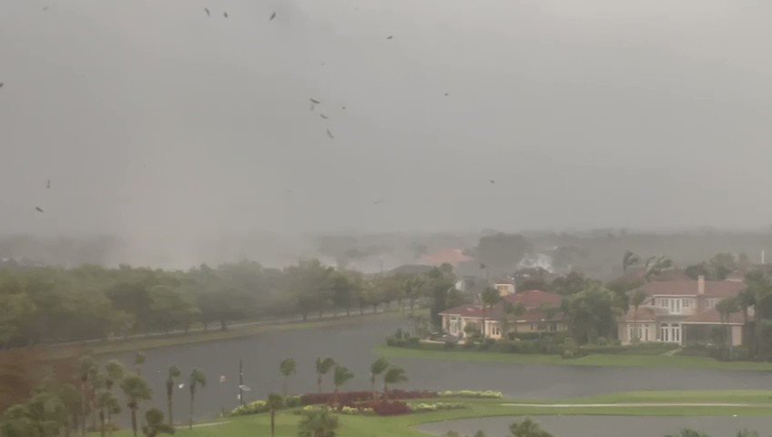 Debris flying in the Iona McGregor area. This video is from viewer Jason Scoggins