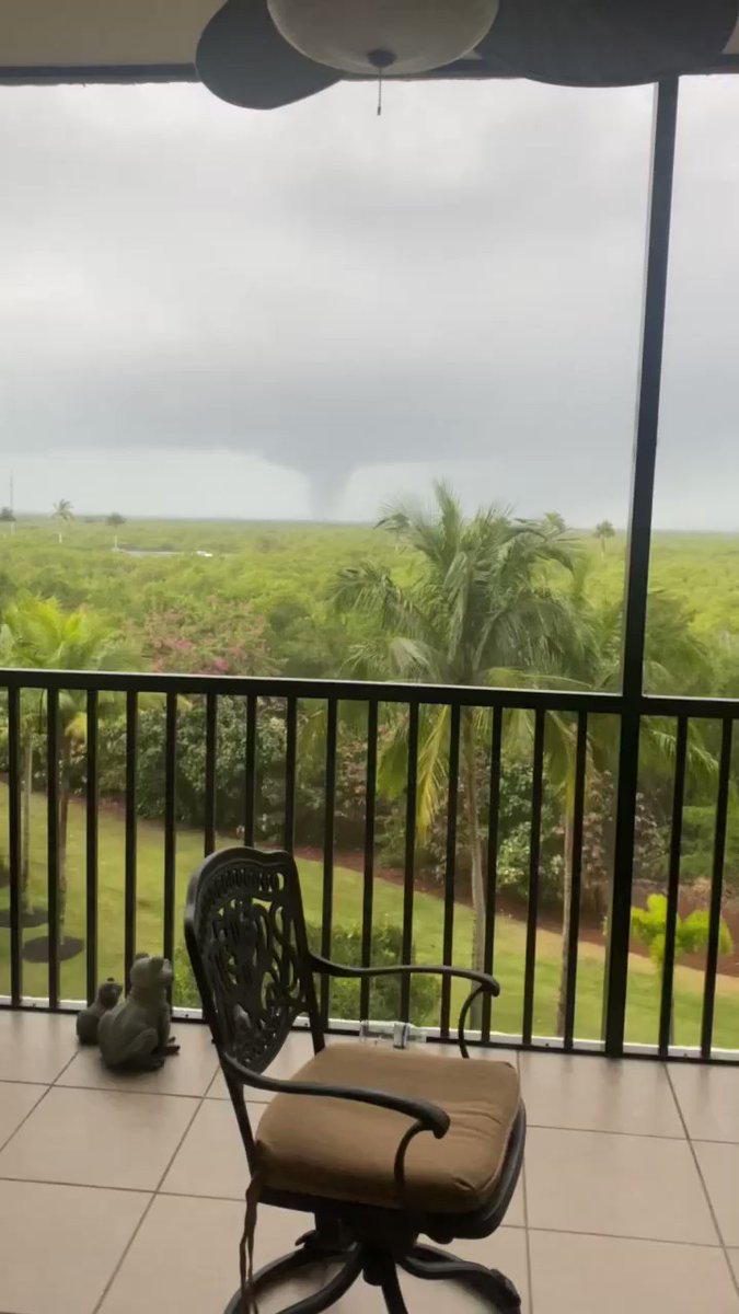 TORNADO IN COLLIER COUNTY    This is from Hammock Bay just south of Lely. Confirmed by National Weather Service