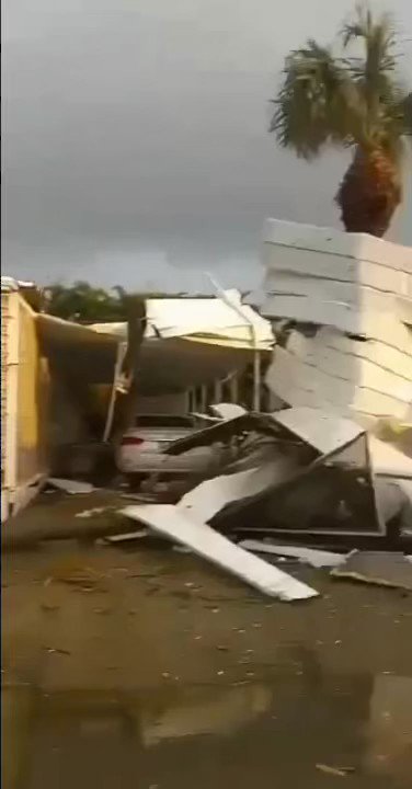 Damage across parts of SWFL — most likely from a tornado. These videos were taken at the Century 21 Mobile Community in Fort Myers.  Iona McGregor Fire Dept. says 150-200 people are displaced. They're asking drivers to stay off the roads