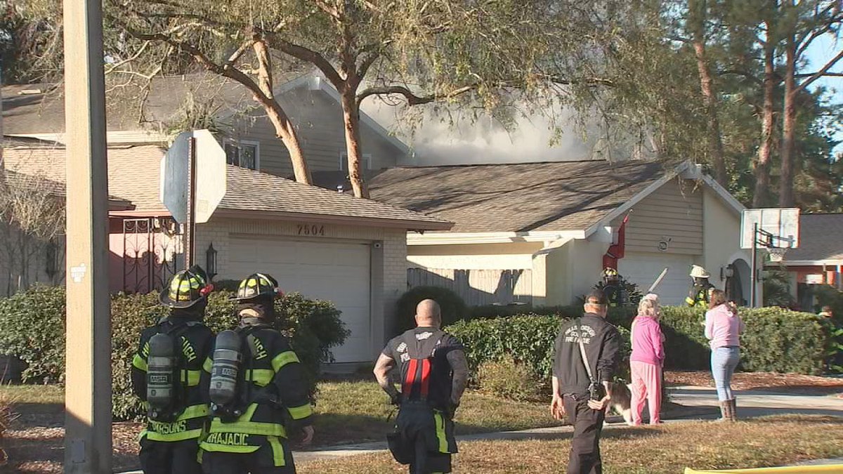 Hillsborough County firefighters are on scene of another fire in TownNCounty on Amber Court. This is in the Twelve Oaks subdivision.