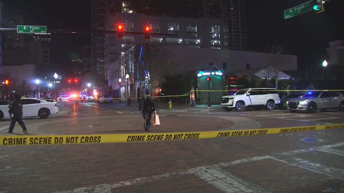 Tampa Police say two men were shot on Franklin Street outside of Club Eden. The men were reportedly removed from the club by security after a fight broke out. Police say they aren't looking for the shooter at this time and the public is not in danger