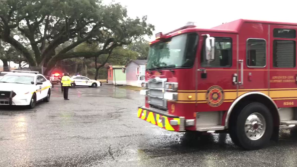 One person killed in mobile home fire at The Village Mobile Home Park  -person found on 2nd sweep of home  -firefighters don't know if M/F or age -say electricity went to the home -people who live here didn't think home was occupied, say it's an older one @FCN2go