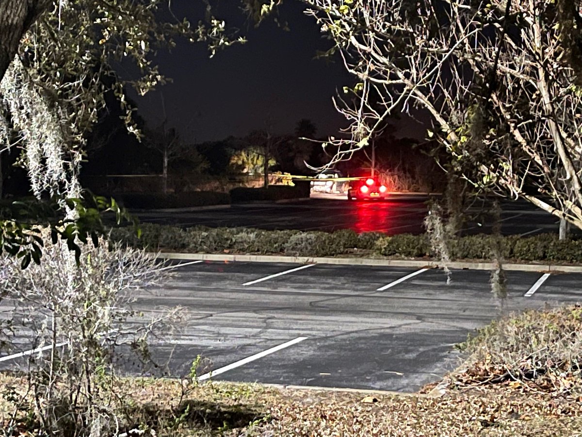 This is the scene near Ellenton Outlet Mall in Manatee County where investigators say they're searching for a possible shooting suspect