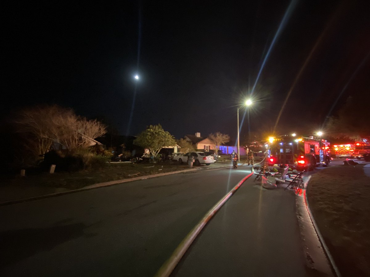 Two people escaped a house fire in Pine Hills overnight. The home on Danforth Drive was destroyed.  