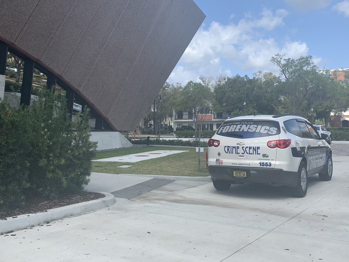 A Winter Park PD forensics team was at the events center today where the wedding & deadly shooting happened. Police say they were called about a disturbance and Knight attacked an officer &amp; left him unconscious before Knight was shot by a second officer