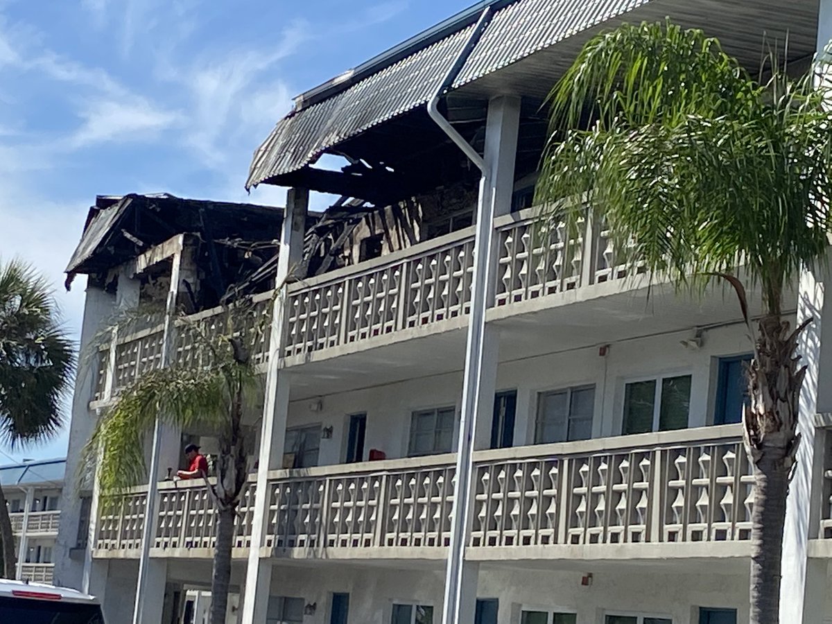 At least 20 units were damaged in one building of the Ashford Bayside Apartment homes in Kenneth City, according to Pinellas Park Fire.  Some displaced tenants are receiving care through Red Cross, some living with friends   No cause of fire yet, under investigation